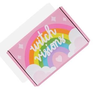 Boîte d'expédition d'expédition en carton ondulé avec logo imprimé personnalisé rose élégant boîte cadeau de sushi en relief avec feuille d'aluminium prix d'usine inférieur - Product Image 4