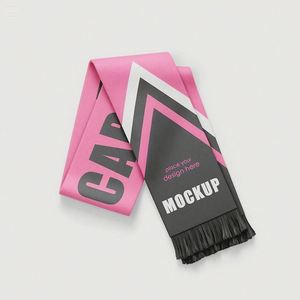 Écharpe de supporter de football en polyester à sublimation longue avec logo personnalisé, vente en gros - Product Image 1