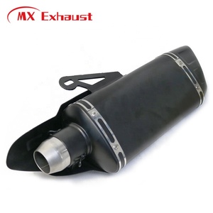 Silenciador de escape de motocicleta de fibra de carbono de alta calidad MX, 51mm, 38mm para Punta de tubo silencioso de moto de cross - Product Image 3
