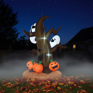 Decorazione gonfiabile di Halloween per giardino con fantasmi e zucche, decorazione esterna di Halloween in PVC gonfiabile per esposizione in giardino. - Product Image 2