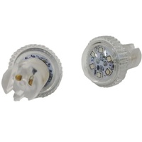 Lámpara de color cambiante Rgb preprogramable E14 AC24V 26MM efectos automáticos Luz de punto Led para parque de atracciones de carnaval al aire libre