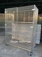Cage de sécurité Mobile en fil chromé, kit parfait pour ranger et transporter l'alcool