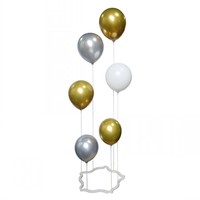 Nouveau design 6 pièces support de table de ballon assembler barre de support de ballon support de colonne de support de ballon ensemble décorations de fête