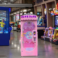 Prix d'intérieur à pièces rose Machine de date de coupe Gagnez un grand jouet Parc d'attractions Produit de sport et de divertissement
