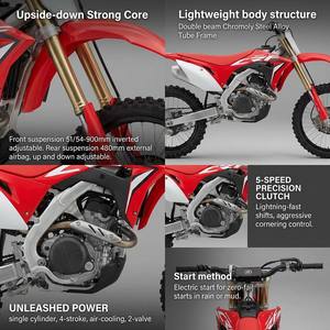 Motocicleta Todoterreno Profesional de 250cc para Adultos, Motor de 4 Tiempos HS CB250-A, Motocross <span class=keywords><strong>Enduro</strong></span> Racing - Product Image 4