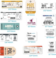 Carte de visite en carton 180-210g pour carte d'embarquement d'avion, billet d'entrée, autocollant, finition de surface personnalisée, usage médical