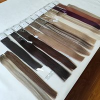 Ekstensi Rambut Genius Weft Eropa Double Drawn Cuticle Aligned, Ringan, Tidak Rontok, untuk Rambut Tipis, Ready Stock, Laris Terjual