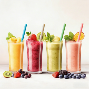 قش شرب مرن من السيليكون قابل لإعادة الاستخدام وخالٍ من مادة BPA للزجاجات الكبيرة والأكواب الطويلة والقدور وإكسسوارات البار - Product Image 5