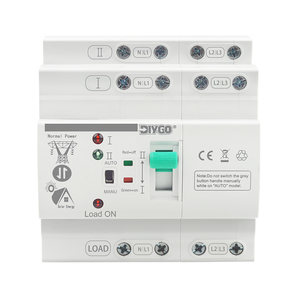 DIY gitmek Din ray PV ATS L N 110V <span class=keywords><strong>220V</strong></span> küçük çift güç otomatik Transfer elektrik seçici anahtarları kesintisiz 4P 80A - Product Image 2
