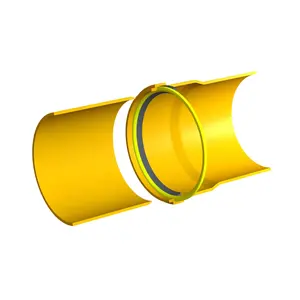 Cincin segel antarmuka fitting drainase Pvc DN110mm cincin segel sambungan ekspansi PVC