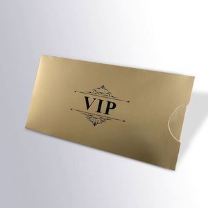 Wholesale <b>Art</b> Paper Cardboard Sleeves Customized Vip Trading Card Envelope Packaging - Product Image 6