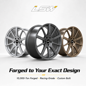 LS8112 Matte Black Multi Spoke Alloy Wheel 5.5x18 5x114.3mm One Piece Cast for Passenger Cars - Product Image 5