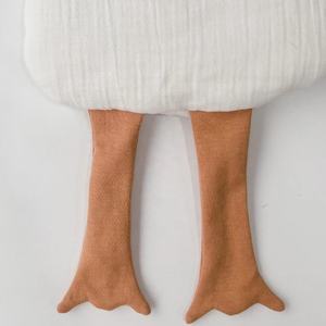 Bio-Baumwolle Ente Sicherheits decke Super Soft Musselin Baby Lovey Tröster Geschlecht Neutral Baby Shower Geschenk - Product Image 6