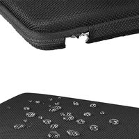 Pochette de voyage en nylon pratique, élégante, simple et portable de 13 pouces, étanche, grise, pour ordinateur portable, avec fermeture éclair, pour ordinateur portable et tablette