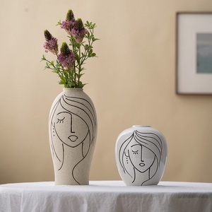 <span class=keywords><strong>Vaso</strong></span> creativo per la pittura del <span class=keywords><strong>viso</strong></span> fioriera moderna per la casa <span class=keywords><strong>vaso</strong></span> in ceramica personalizzabile <span class=keywords><strong>con</strong></span> design del <span class=keywords><strong>viso</strong></span> della ragazza - Product Image 4