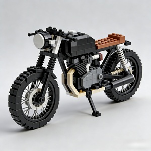 Modello Espositivo Fai-da-Te Personalizzato, Set di Blocchi di Costruzione in Plastica MOC per Moto Sportiva, Regalo e Decorazione per Adulti - Product Image 2