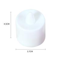 Bougies LED Électriques Sans Flamme Chauffe-Plat Votives Décoration de Table pour Halloween, Enterrement, Noël, Mariage – Formes Cœur et Rondes