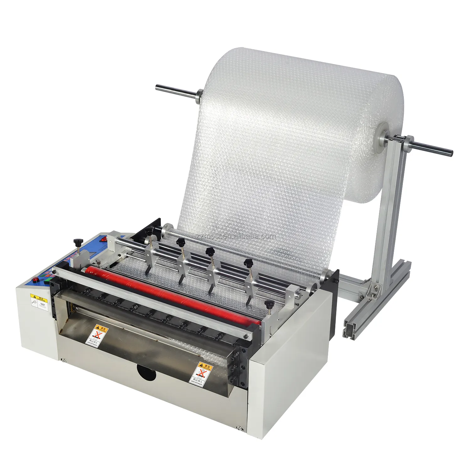 Rollo de pegatina de plástico para envoltura de burbujas, hoja de vinilo y Pvc, cortadora cruzada, máquina de corte de papel impreso