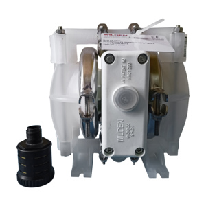 Bomba Neumática de Diafragma Wilden P1/PPPPP/WFS/WF/Polypropylene con Diafragma de Santoprene para Aguas Residuales Marinas Bajas - Product Image 2
