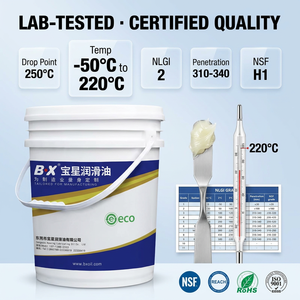 Grasso per Silenziatori Alimentari NSF H1 NLGI <span class=keywords><strong>2</strong></span> Crema -<span class=keywords><strong>20</strong></span> a 150°C Alta Adesione Resistente all'Acqua per Ingranaggi Trituratori OEM 	 117 3 - Product Image 2