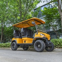 Hightop OEM/ODM Ensemble d'accessoires pour voiturette de golf électrique haut de gamme, style club car, avec pare-brise pliable, compatible universel, pour véhicules à moteur AC haute vitesse