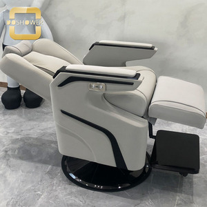 Sillas de Barbería Eléctricas Vintage Reclinables 180°, Muebles de Salón, <span class=keywords><strong>Mayorista</strong></span> de Fabricante para Peluquería, Spa Capilar, Color Personalizado - Product Image 3