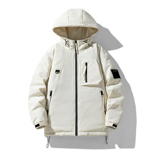 Chaqueta personalizada con logotipo, nueva colección primavera-otoño 2025, chaqueta funcional para hombre, cortavientos, impermeable, con capucha, tipo cárdigan. - Product Image 1