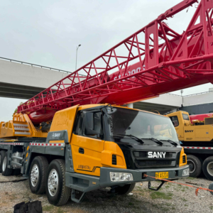 Grue mobile tout-terrain Sany STC800V de 80 tonnes, d'occasion, pour travaux de construction, fournie directement par l'usine - Product Image 1