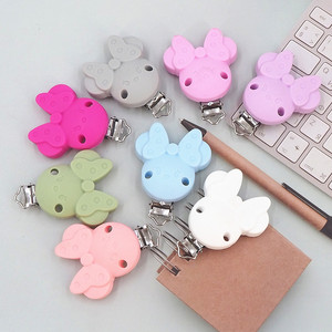 Clip para Chupete de Fábrica, Cadena de Silicona para Dentición, Juguetes con Logotipo Personalizado, Bolsa OPP, Clips de Dibujos Animados para Sujetar Chupetes de Bebé - Product Image 3