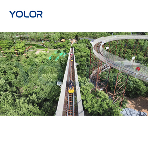 Gran montañ<span class=keywords><strong>a</strong></span> rusa de acero para exteriores, tobogán tubular, equipo de entretenimiento para parques temáticos <span class=keywords><strong>a</strong></span> la venta - Product Image 3