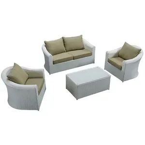 Set da giardino esterno per interni ed esterni divano a sdraio conversazione in alluminio vimini Rattan mobili da giardino divano Set