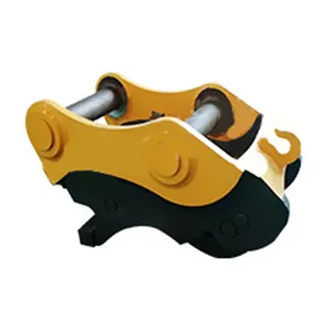 Easy operation 0.8 ton/1 ton/1.2 ton excavator Double Locking Hydraulic Quick Hitch Coupler Tilting Rotator Hitch For sale