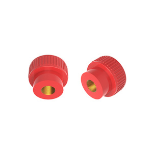 Tornillos de plástico industriales con perilla de baquelita negra moleteada - Product Image 4