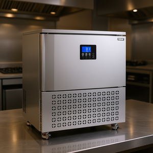 Congelador Vevor Blast Freezer de 114L, equipo de refrigeración comercial de una sola puerta con 5 bandejas para mariscos y gelato. - Product Image 2