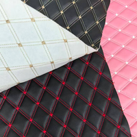 Housse de siège de voiture en cuir synthétique PVC, rembourrage en éponge Rexine, couture matelassée en broderie véritable, pour chaise, canapé, rembourrage
