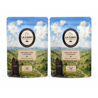 Sachets personnalisés imprimés mats refermables en Mylar avec valve et fermeture éclair pour grains de café torréfiés