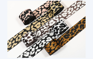 Eleganter Leoparden-Print Polyester-Gurtband für Kleidungstaschen und Heimtextilien, Schuhe und Modeaccessoires - Product Image 6