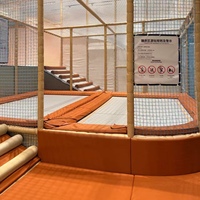 Le fournisseur de parcs de trampolines pour enfants personnalise l'équipement de terrain de jeu intérieur, parcs de trampolines pour enfants