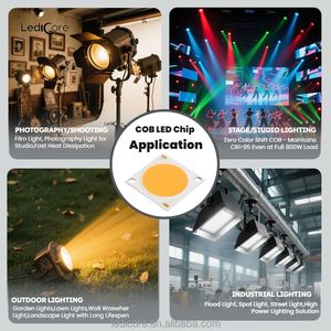 Accesorios de Iluminación de la Serie Encapsulada con <span class=keywords><strong>LED</strong></span> <span class=keywords><strong>COB</strong></span> de Aluminio de Alto Brillo Personalizado de 50W/100W 54V-56V CRI 95 con Garantía de 3 Años - Product Image 4