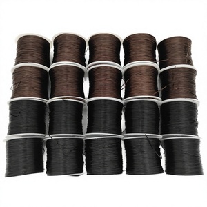 Fil élastique ZYDAR SPORTS pour extensions capillaires - Fixation forte, usage commercial, ligne plate noire, nœuds brésiliens, fil extensible, cristal - Product Image 3