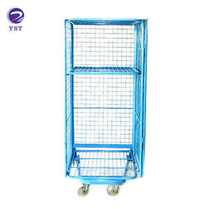 กรงเหล็กม้วนตาข่าย4ด้านรักษาความปลอดภัยสำหรับการขนส่งโลจิสติกแบบกำหนดเอง - Product Image 4