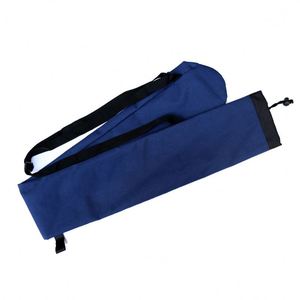 Bolsa cilíndrica de almacenamiento con cordón de Oxford 600D, bolsa larga para bastones de senderismo, bolsa de almacenamiento para compras - Product Image 2