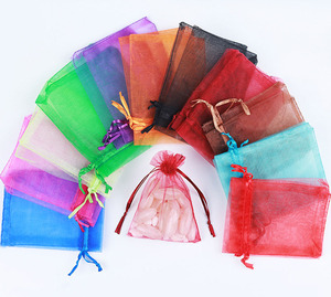 Bolsa de <span class=keywords><strong>Organza</strong></span> biểu tượng tùy chỉnh trong suốt 22 màu sắc quà tặng <span class=keywords><strong>Pouch</strong></span> túi đồ trang sức <span class=keywords><strong>Organza</strong></span> Túi mỹ phẩm lưu trữ túi - Product Image 4