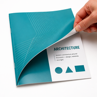 Service d'impression personnalisé ZHEHAN Jiangsu pour catalogues/brochures/dépliants A5 avec reliure à peignes plastiques et papier offset 300 g/m²