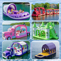 Grand canapé flottant gonflable pour piscine, bar aquatique en PVC, plateforme de baignade pour adultes, idéal pour les fêtes en extérieur et les activités aquatiques commerciales