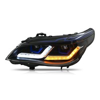 Feux avant LED Accessoires de voiture Convient aux systèmes d'éclairage automobile 03-10 BMW Série 5 E60 Ensemble de phares de voiture Feux LED de voiture