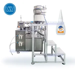 Máquina automática de llenado de pegamento líquido, botella de plástico adhesiva epoxi de cianocrilato de pvc, 502 de gel