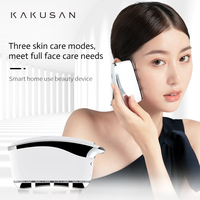 Électrostimulateur facial portable, vibromasseur pour le visage, outil de massage par acupuncture et guasha, micro-courant rechargeable