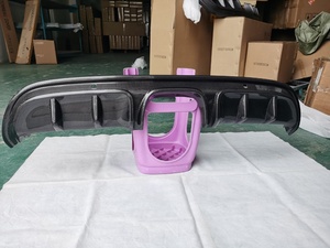 Diffusore Posteriore per Paraurti Compatibile con <span class=keywords><strong>Porsche</strong></span> 718 Boxster <span class=keywords><strong>Cayman</strong></span> 2016-2018 in Vera Fibra di Carbonio - Product Image 6
