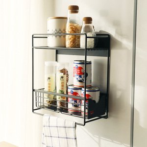Maximiza el Espacio Vertical con un Estante Deslizable Magnético de Doble Nivel para Almacenamiento en la Cocina - Product Image 1